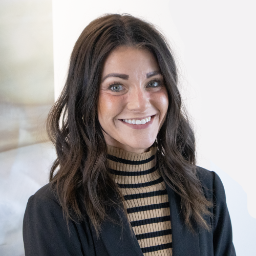 Portrait of Alexa Dusek, assistant at Gislason & Hunter